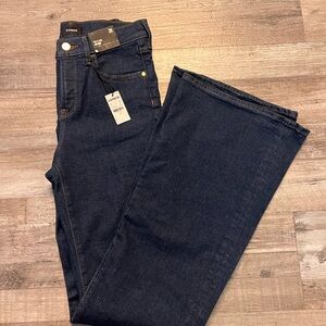 Express Midnight Blue Flare Jeans